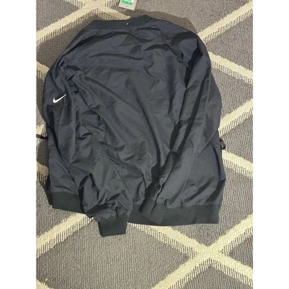 Nike Golf Pullover Mens XL Black ClimaFit Windbreaker Jacket Lightweight W/Tags - Picture 2 of 8